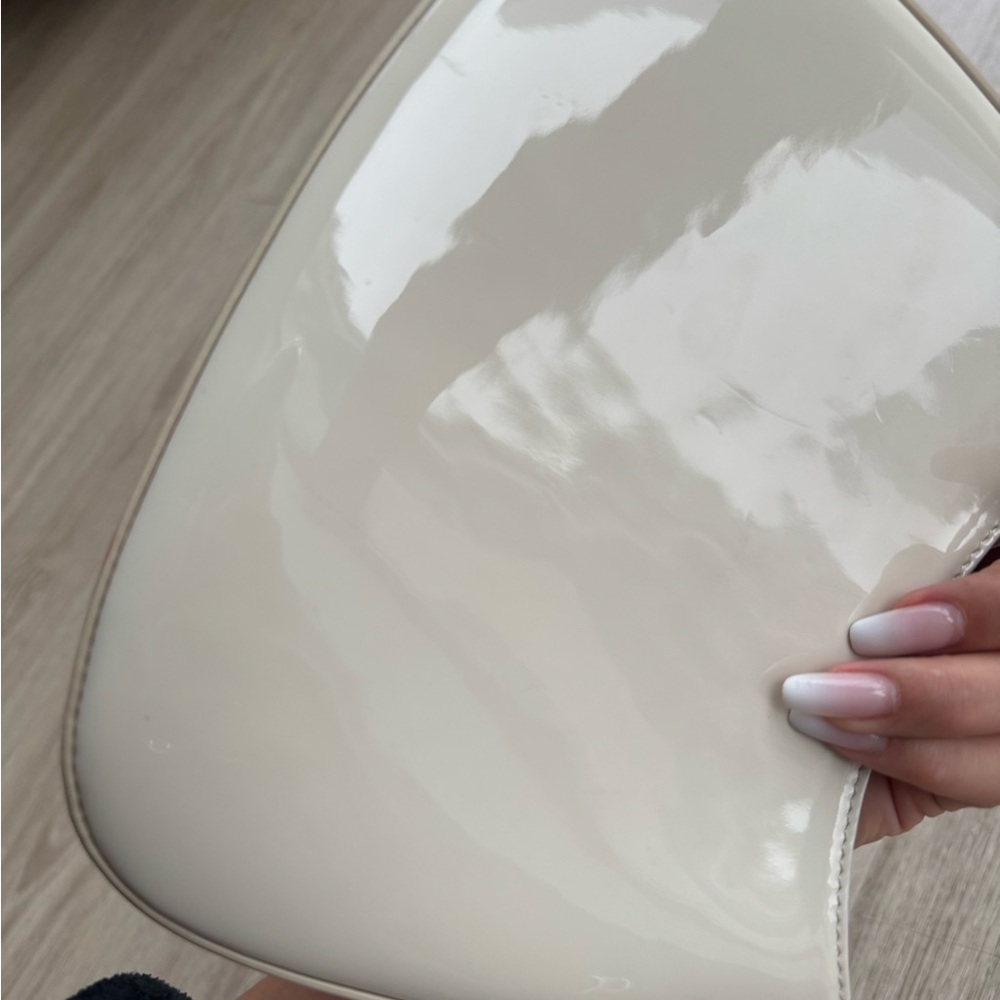 Prada Cleo Patent Leather Bag Cream - Picture 9 of 16
